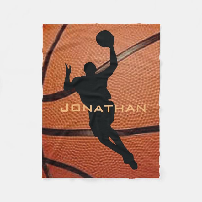 Basketball Design Fleece Blanket (Vorderseite)