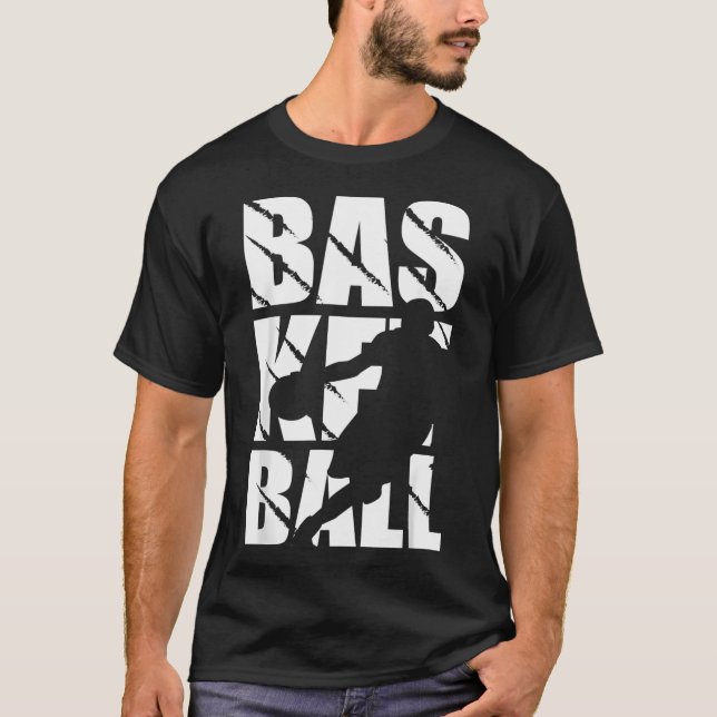 Basketball Design For Basketball Player And Basket T-Shirt (Vorderseite)