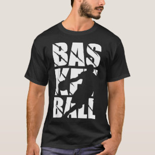 Basketball-Design für Basketballspieler und Korb T-Shirt