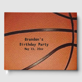 Basketball Design Gästebuch