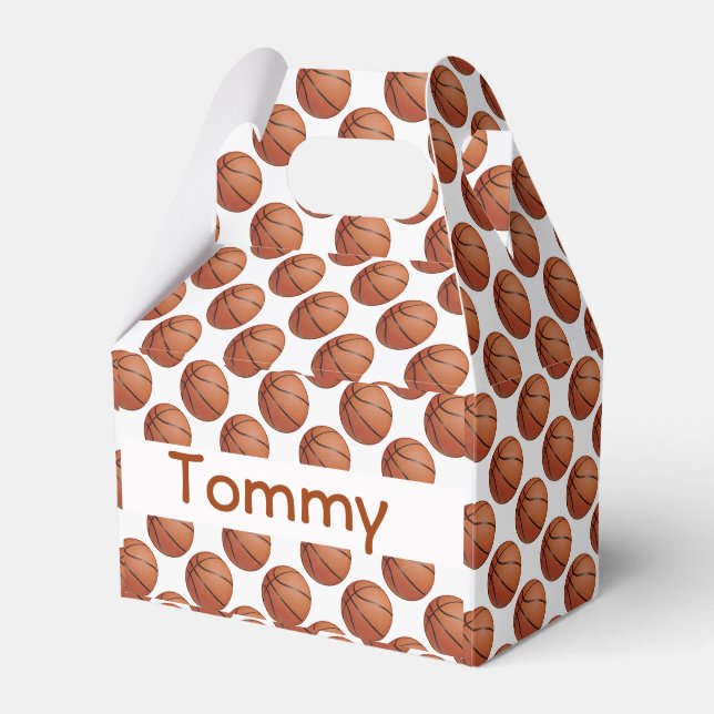 Basketball-Design-Gastgeschenk Geschenkschachtel (Vorderseite)