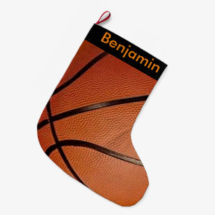 Basketball Design Große Weihnachtsfeier Strumpf Großer Weihnachtsstrumpf