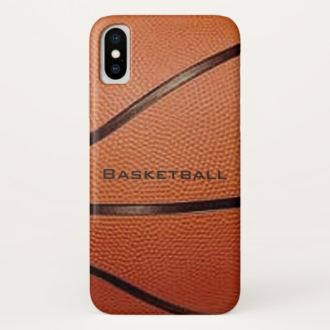 Basketball Design iPhone X Fall Case-Mate iPhone Hülle (Rückseite)
