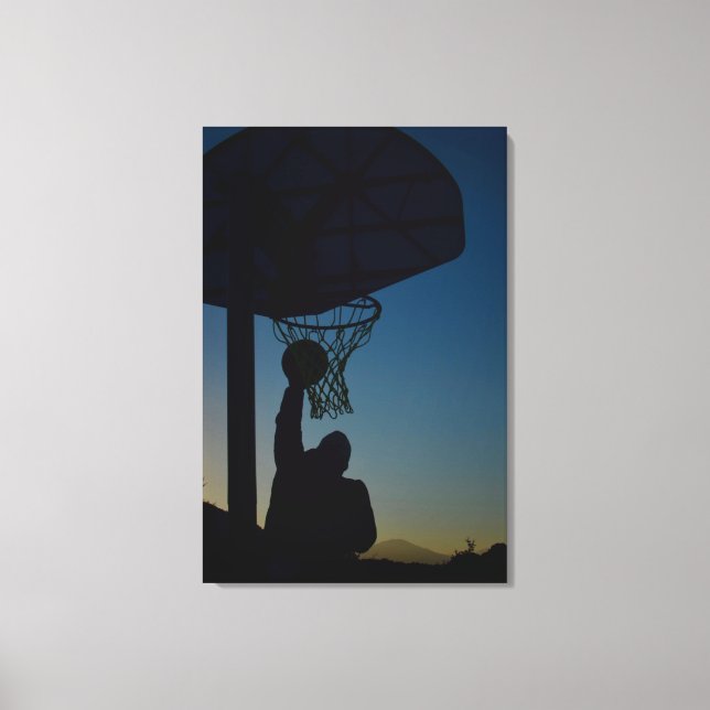 Basketball-Design Leinwanddruck (Vorderseite)