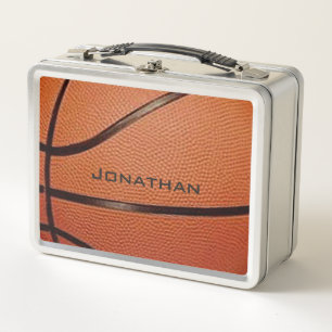 Basketball Design Metalldose Metall Lunch Box
