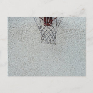 Basketball-Design Postkarte