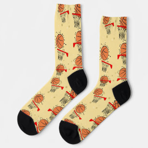 Basketball-Design Socken