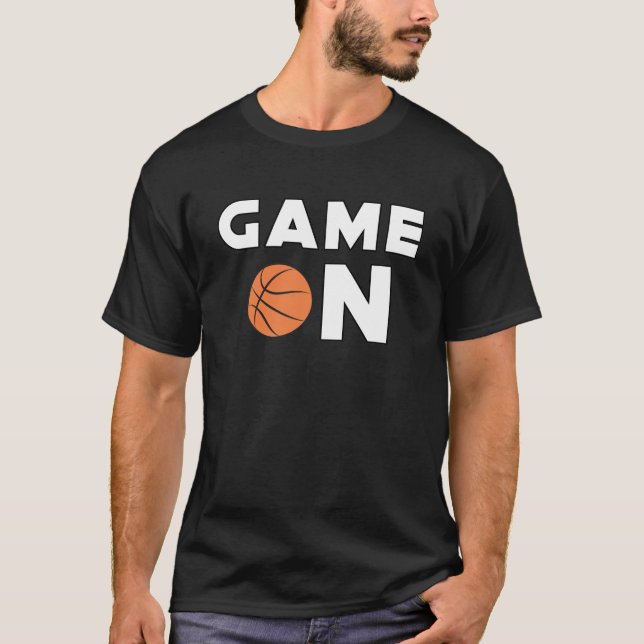 Basketball-Design T-Shirt (Vorderseite)