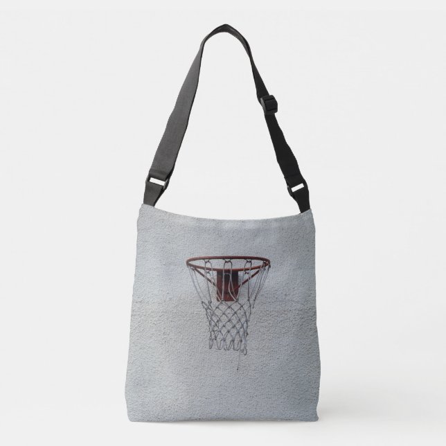 Basketball-Design Tragetaschen Mit Langen Trägern (Vorderseite)
