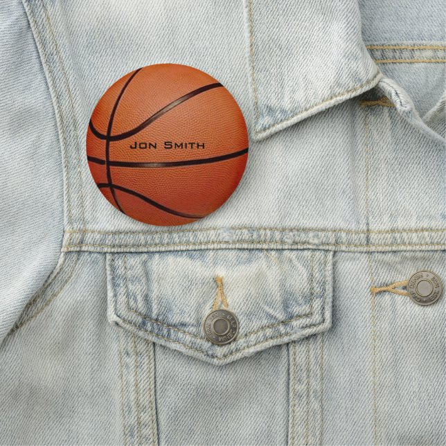 Basketball-Designmarke Namensschild (Beispiel)