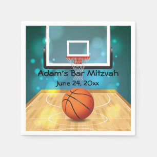 Basketball Designpapier Napkins Serviette