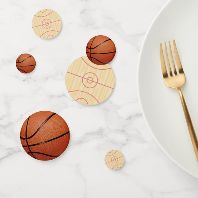 Basketball-Designtisch Confetti Konfetti (Gruppe)