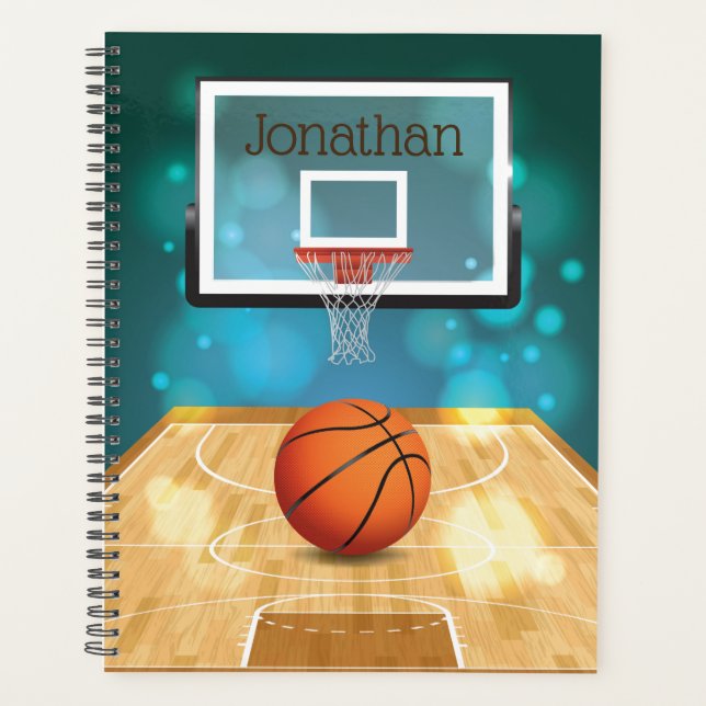 Basketball-Designwoche/Monatsplaner Planer (Vorderseite)