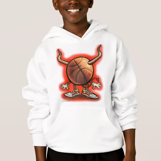 Basketball Devil Hoodie (Vorderseite)