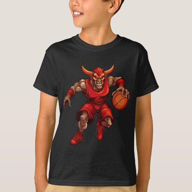 Basketball Devil T-Shirt (Vorderseite)