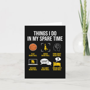 Basketball - Dinge, die ich in meiner Freizeit tue Karte