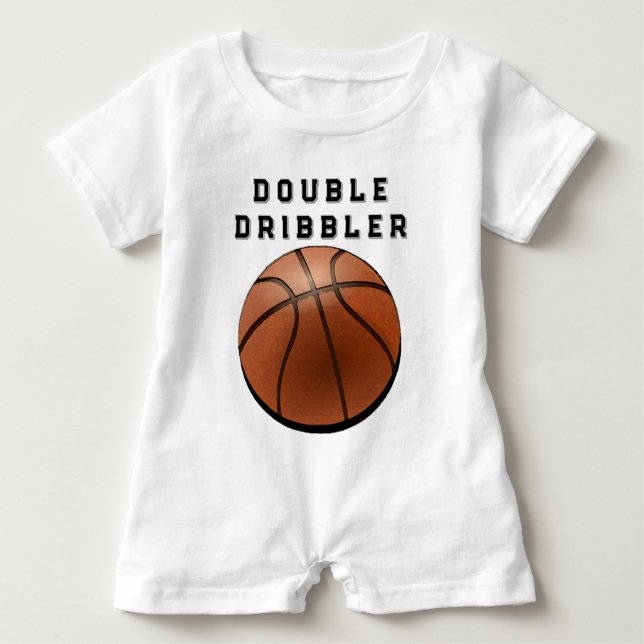 Basketball Dribbler Baby T-shirt (Vorderseite)