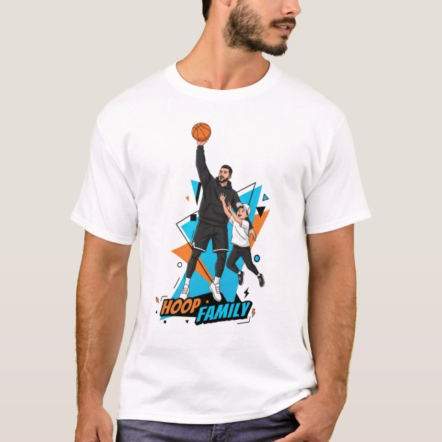 Basketball Drip Neon Basketball Graphics  T-Shirt (Vorderseite)