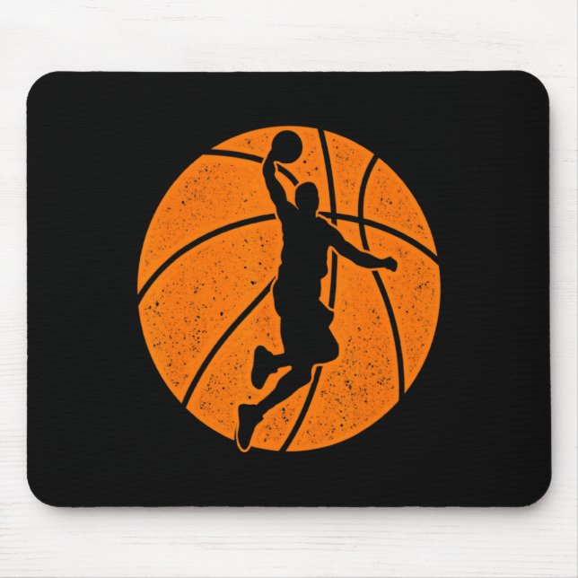 Basketball-Dunk-Ball-Shooting-Srts-Spiel-Trainer Mousepad (Vorne)