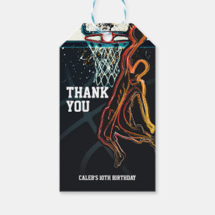 Basketball-Dunk-Jump-Shot-Geburtstagsfeier Geschenkanhänger