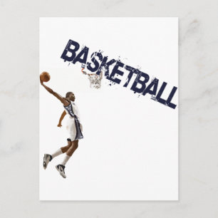 Basketball Dunk Postkarte