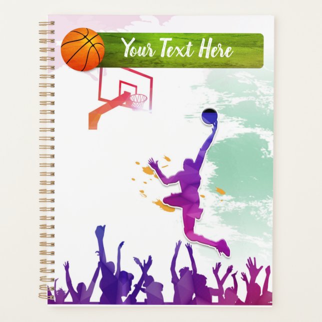 Basketball Dunking Planer (Vorderseite)