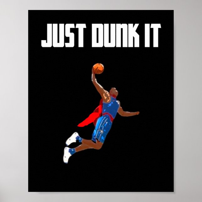 Basketball Dunking Poster (Vorne)