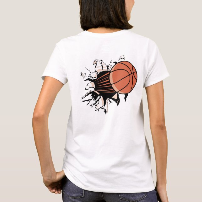 Basketball-Durchbruch T-Shirt (Rückseite)