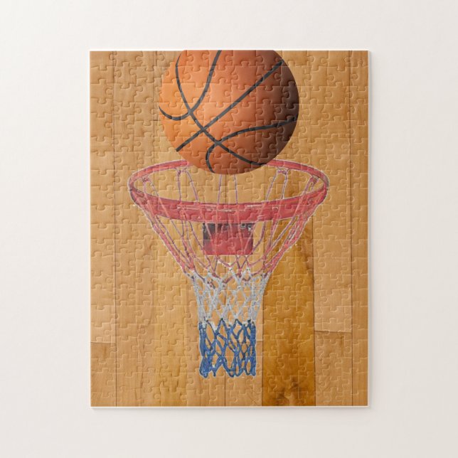 Basketball - Effekt 3D Puzzle (Vertikal)