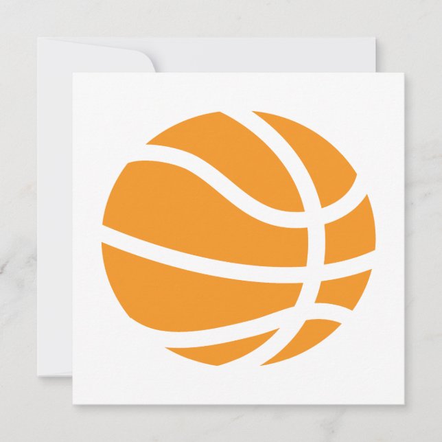 Basketball Einladung (Vorderseite)