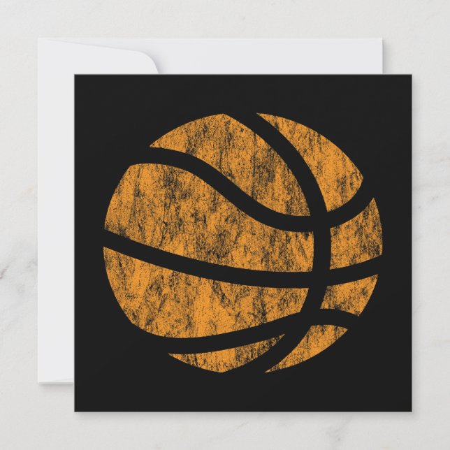 Basketball Einladung (Vorderseite)