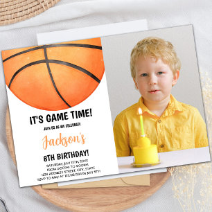 Basketball Einladung zum Foto