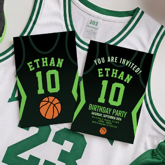 Basketball Einladung zum Geburtstag