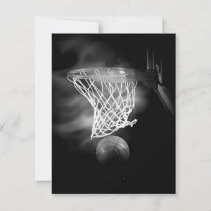 Basketball Einladungen - Basketball und Basketball