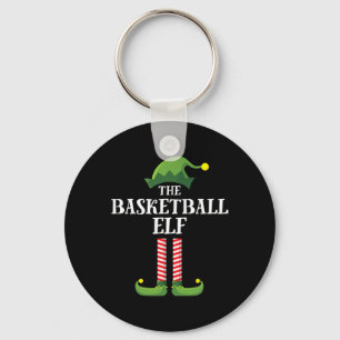 Basketball Elf Matching Family Group Weihnachtsfei Schlüsselanhänger