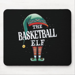Basketball Elf Weihnachtsgruppe Xmas Pajama Party Mousepad