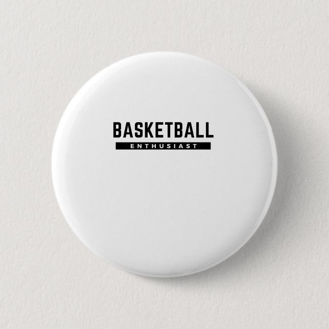 Basketball-Enthusiast  Button (Vorderseite)