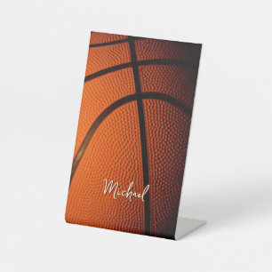 Basketball Ersetze Eigener Name Anpassbar Sockelschild