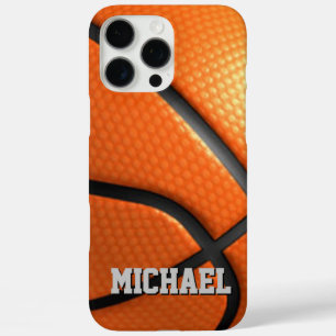 Basketball ersetzen durch Ihren Namenstext iPhone 16 Pro Max Hülle