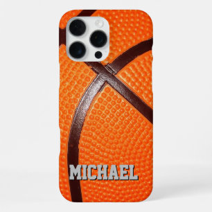 Basketball Ersetzen Sie mit Ihrem Namen Text iPhone 16 Pro Max Hülle