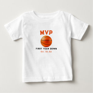 Basketball Erstes Jahr ab 1. Geburtstag Baby T-shirt
