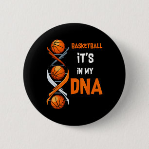 Basketball Es ist in meinem DNA Fun Player Coach T Button