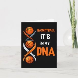 Basketball Es ist in meinem DNA Fun Player Coach T Karte