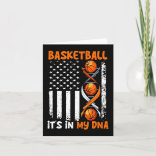 Basketball Es ist In-My DNA Fun Player Coach Team  Karte