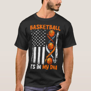 Basketball Es ist In-My DNA Fun Player Coach Team  T-Shirt