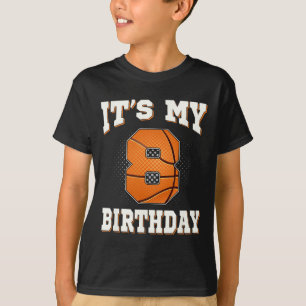 Basketball Es ist mein 8. Geburtstag 8 Jahre alter T-Shirt