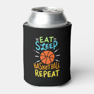 Basketball - Essen Schlafen Basketball Wiederholen Dosenkühler