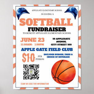 Basketball-Event Spendenaktion Kirchentrainer Poster