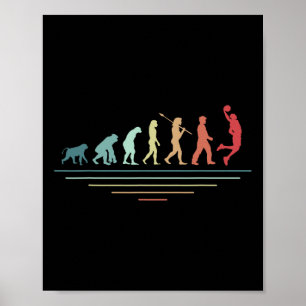 Basketball Evolution Basketball Basketball Trainer Poster