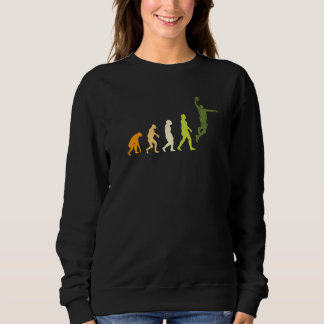 Basketball Evolution Basketballspieler 1 Sweatshirt